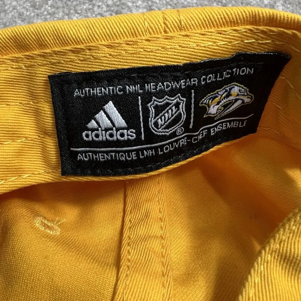 Nashville Predators Adidas Strapback Adjustable Hat Cap Dad Men Women NHL Hockey